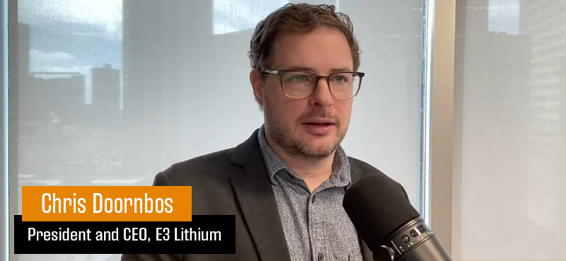Chris Doornbos, E3 Lithium